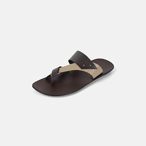 Mochi Mens Faux Leather Stylish Slipper