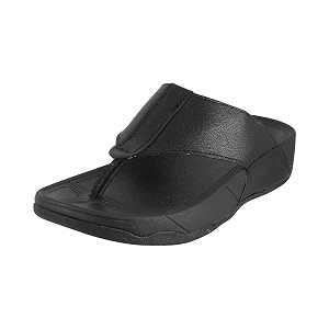 Mochi Men Black Leather Thong 16-9116