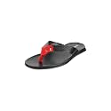 Mochi Men Leather Dual-Tone Slip-On Casual Slippers