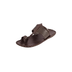 mochi men synthetic leather kolhapuri chappal