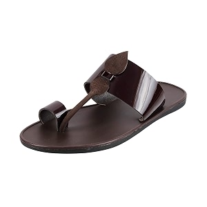 Mochi Mens Leather Kolhapuris