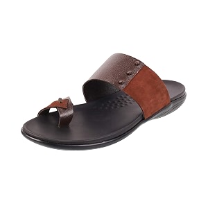 Mochi Mens Leather Slippers