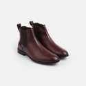 MOCHI Mochi Maroon Contemporary Mens Boots Slip