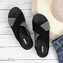 Mochi Women39s Breathable Mesh Crisscross Straps Sandal