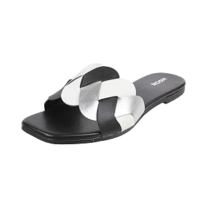 Mochi Womens Faux Leather Pattern Detail Fashion