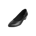 Mochi Women Black Synthetic Pointed Toe Mid