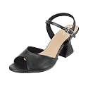 Mochi Women Chunky Heel Sandal