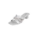 Mochi Women Faux Leather Glamorous Strap Block