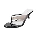Mochi Women Kitten Heel Slip-on Sandal