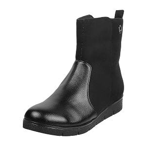 Mochi Women Leather Ankle Boot