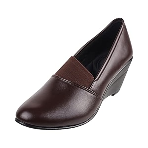 Mochi Women Leather Pump Heels