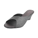 Mochi Women39s Metallic Fashion Heel Sandals