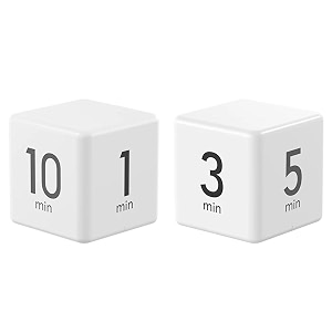 mockery digital flip clock for cooking amp productivity gravity sensor countdown device 26 inch square design for kitchen workout study amp games