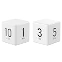 Mockery Digital Flip Clock for Cooking &amp; Productivity, Gravity Sensor Countdown Device, 2.6 Inch Square Design for Kitchen, Workout, Study &amp; Games
