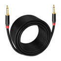 Mocking Bird Heavy Duty 6.35mm Male to Male Stereo Jack Audio Path cord Cable For Microphone Straight TS Patch Cable