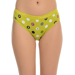 Mod Shy Full Coverage Polka Printed