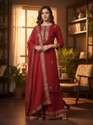 Moda Rapido Women Kurta Palazzo Dupatta Set