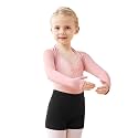 Modal Girls Kids Ballet Shrug Sweater Open Front Athletic Bolero Cardigan
