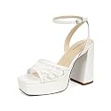 Modatope Platform Heels for Women Chunky Heel