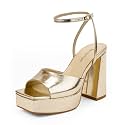 Modatope Platform Heels for Women Chunky Heel