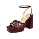 Modatope Platform Heels for Women Chunky Heel