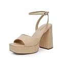 Modatope Platform Heels for Women Chunky Heel