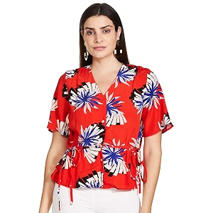 Mode By Red Tape Women Orange Printed