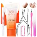 Modelones Cuticle Remover, Nail Kit Cuticle Trimmer Pusher Remover Liquid