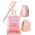 Modelones Nail Strengthener, Glitter Pink Nail Polish Nail Hardener Growth