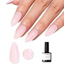modelones Pink Gel Polish Pastel Pink Glitter Gel Nail Polish
