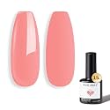 modelones Pink Gel Nail Polish Coral Pink Peach Gel Nail Polish