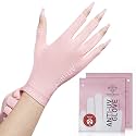 modelones UV Gloves for Gel Nail Lamp, Pink UV Gloves for Gel Manicures