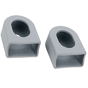 modengzhe 2 pcs silicone crank arm boots road bike crankset protective covers mtb mountain bike crank sleeves fit for 13in width x 07in thick crank arm end grey