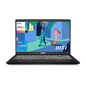 msi modern 15 intel 12th gen i7-1255u 40cm fhd thin amp light laptop 16gb1tb nvme ssdwindows 11 homeiris xe graphicsclassic black17kg b12mo-815in
