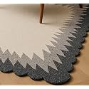 Modern Abstract Hand Tufted Wool Floor Carpet