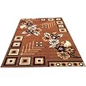 Modern Carpet Gold Acrylic 3 X 5