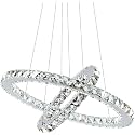 Modern Crystal Chandelier 10.5 amp 14.5 Inch