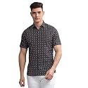 MODERN ELEGANCE Men Slim Fit Navy Small