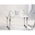 Modern Engineered Wood Study Table with Metal