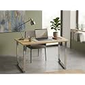 Modern Engineered Wood Study Table with Metal