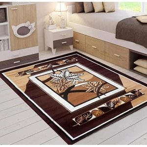 modern floral area rug 5x7 feet  traditional multi-color living room carpet