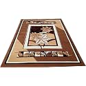 Modern Floral Area Rug 6x8 Feet