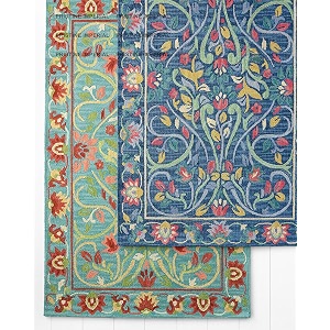 Modern Floral Hand Tufted Loop Pile Carpet