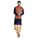 Men39s Silk Blend Solid Kurta Dhoti Set