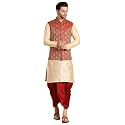 Men39s Silk Blend Solid Kurta Dhoti Set