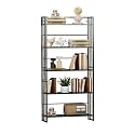 Modern Gold Metal Cube 32x10x57in Tall Standing with Shelves for Study in Classroom or Home School Decor