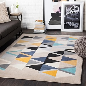 Modern Handmade Woolen Carpet for Living Room