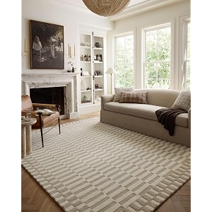 Modern High Low Pile Pattern Wool Carpet