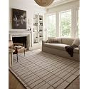 Modern High Low Pile Pattern Wool Carpet