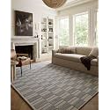 Modern High Low Pile Pattern Wool Carpet